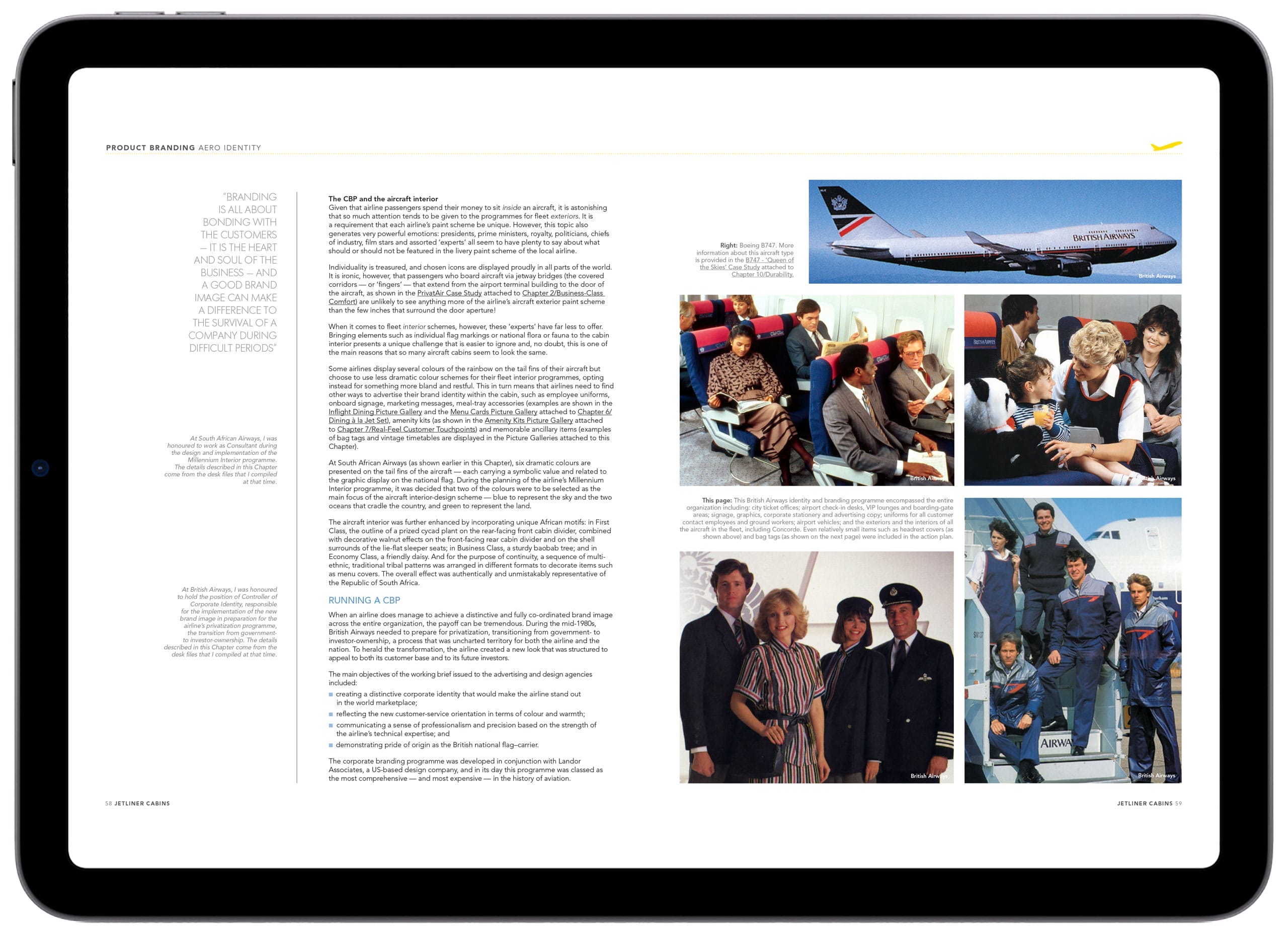 JLC4 - Chapter 4 - pages 58-59 Airplane Interior Design