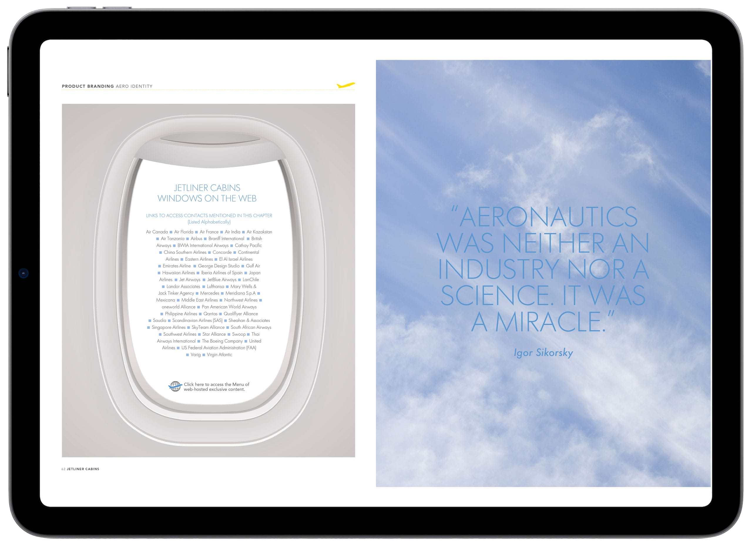 Home - Airplane Interior Design E-BOOK 30 JLC4 - Chapter 4 - pages 62-63 Airplane Interior Design
